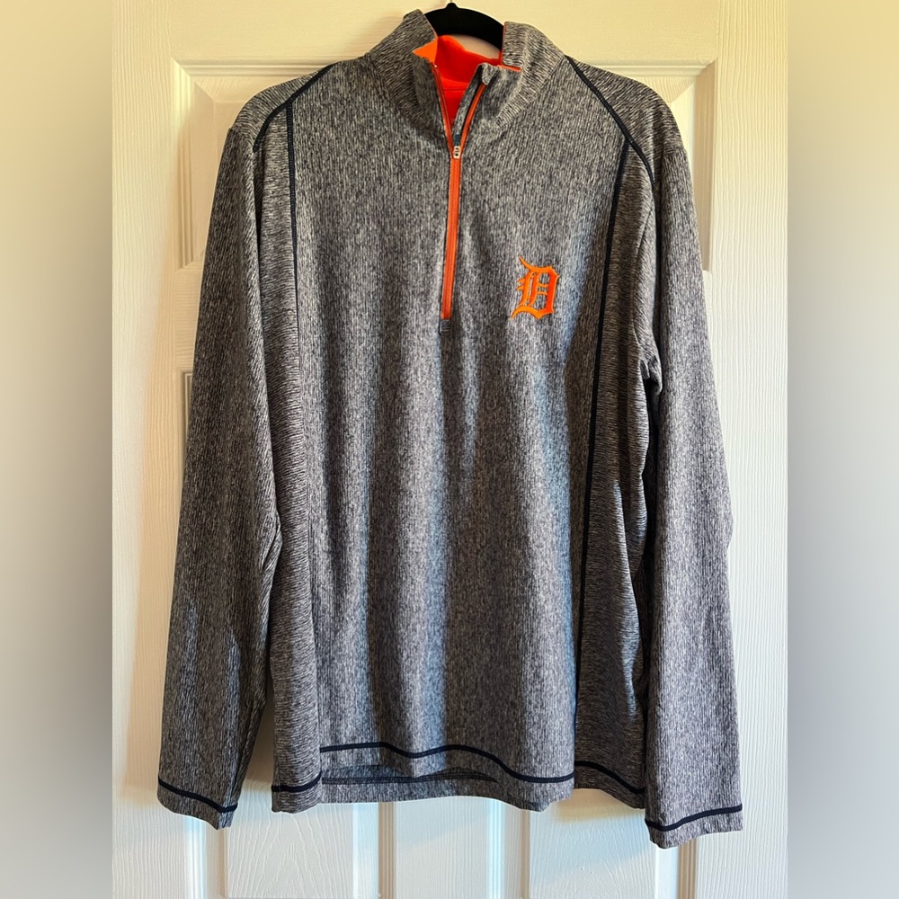 Antigua Men’s Detroit Tigers Quarter Zip Pullover